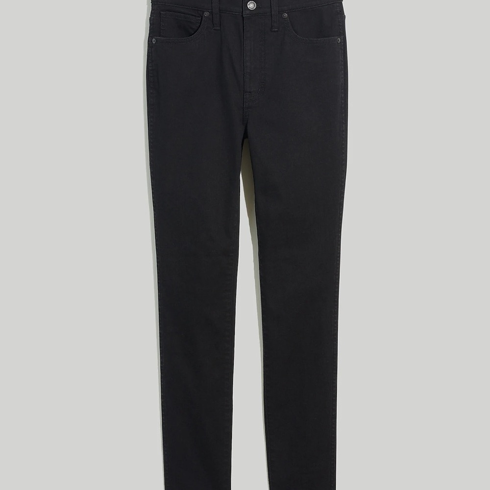 MADEWELL * BLACK 10” HIGH RISE SKINNY JEAN * SZ 28